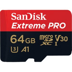 SANDISK EXTREME PRO 64 GB MICROSDXC UHS-I CLASS 10